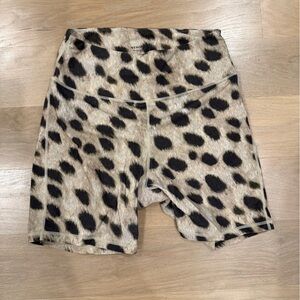 WeWoreWhat Leopard Print Bike Shorts